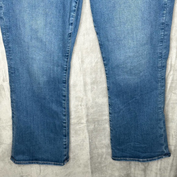 American Eagle Jeans Womens 14 Short Blue Kick Boot Denim Casual Mid Rise - Picture 3 of 14